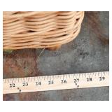 Large Wicker Basket with Lid – 28" W x 17.5" D x 17" T