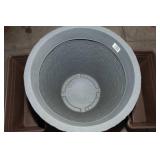 Set of Three Planters – Two Deck Railing Planters and One Large Pot