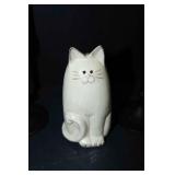 Kitty Figurine, Candlesticks & Black Candle Holders