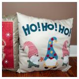Set of Four Holiday Throw Pillows
