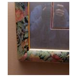 Large Wall Art with Unique Floral Frame – 28" x 34"