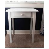 Small White Wooden Side Table