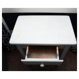 Small White Wooden Side Table