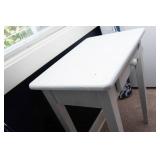 Small White Wooden Side Table