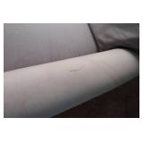 Gray Rocking Recliner with Matching Ottoman