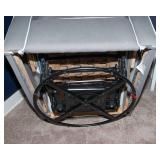 Gray Rocking Recliner with Matching Ottoman