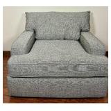 Plumley Smoke/Takara Rain Oversized Living Room Arm Chair and Ottoman by England Inc. 2023