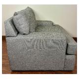 Plumley Smoke/Takara Rain Oversized Living Room Arm Chair and Ottoman by England Inc. 2023