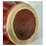 Vintage Rum Rill Red Wing Two Handle Vase