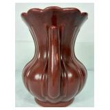 Vintage Rum Rill Red Wing Two Handle Vase