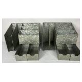 Collection of Metal Organizers for the Office