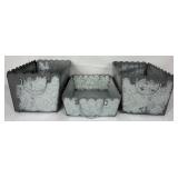 Collection of Metal Organizers for the Office