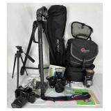 Vintage Camera Bundle - Minolta X-700 and Canon EOS Rebel X