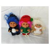 Vintage Holiday Troll Collection