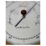 Vintage Airguide Banjo Barometer and Thermometer Weather Station