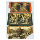 Vintage Jiffy Kodak Six-20 Folding Camera and Keystone View Co Stereoscope with 3 Cards