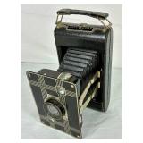 Vintage Jiffy Kodak Six-20 Folding Camera and Keystone View Co Stereoscope with 3 Cards