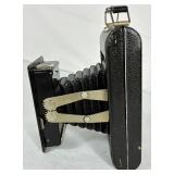 Vintage Jiffy Kodak Six-20 Folding Camera and Keystone View Co Stereoscope with 3 Cards