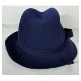 Vintage Franklin Simon Betmar New York Fedora and Adolfo II Excello Wool Fedora
