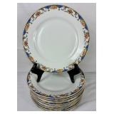 Victoria China Czechoslovakia Porcelain Dinnerware Set