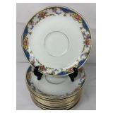 Victoria China Czechoslovakia Porcelain Dinnerware Set