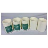 Assortment of Outdoor Flameless Pillar Candles by Matchless Candle Co. - 3 sizes, 13 total