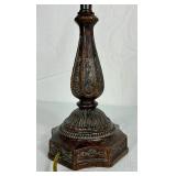Set of 2 Brown Candlestick Table Lamps