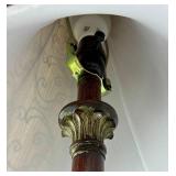 Set of 2 Brown Candlestick Table Lamps
