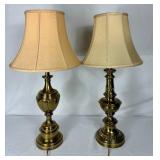 Set of 2 Stiffel Brass Lamps