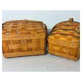 Bundle of 8 Longaberger Baskets - Various Sizes and Years