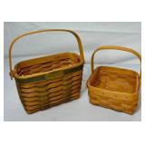 Bundle of 8 Longaberger Baskets - Various Sizes and Years