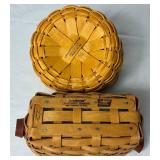 Bundle of 8 Longaberger Baskets - Various Sizes and Years