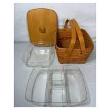 Collection of 8 Longaberger Baskets - Various Sizes and Years