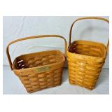 Collection of 8 Longaberger Baskets - Various Sizes and Years