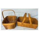 Collection of 8 Longaberger Baskets - Various Sizes and Years