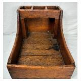 Antique Wooden Organizers- Writing Desk Box, Artist Carrying Case and Wooden Farrier Tool  Box