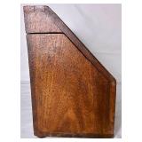Antique Wooden Organizers- Writing Desk Box, Artist Carrying Case and Wooden Farrier Tool  Box