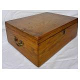 Antique Wooden Organizers- Writing Desk Box, Artist Carrying Case and Wooden Farrier Tool  Box