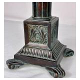 Collection of Black Candlestick Table Lamps and Black Candle Holder