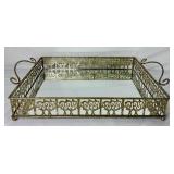 Silver Holiday Collection - Mercury Glass Trees, Silver Candle Holders, LED Candles and Silver Glass Tray