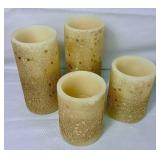 Red & Gold Holiday Candle Décor Collection