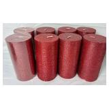 Red & Gold Holiday Candle Décor Collection