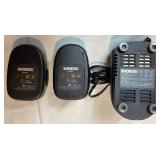 Cordless Battery Yard Trimmer/Blower Lot