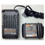 Worx Cordless Pressure Washer/Cordless Scrubber Bundle