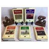 A to Z Bookends with Barnes & Noble Classics Book Set
