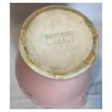 Abingdon Art Pottery Art Deco Double Handled Pink Vase 10"