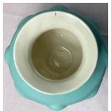 Rum Rill Pottery #514 Acanthus Leaf Green Matte Vase