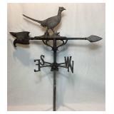 Garden Décor Bundle - 2 Metal Cranes, Pheasant Weather Vane, Hose Guard, Bird Rain Gauge and Koi