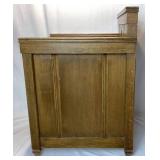 Antique Oak Clergy Chair