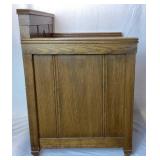 Antique Oak Clergy Chair